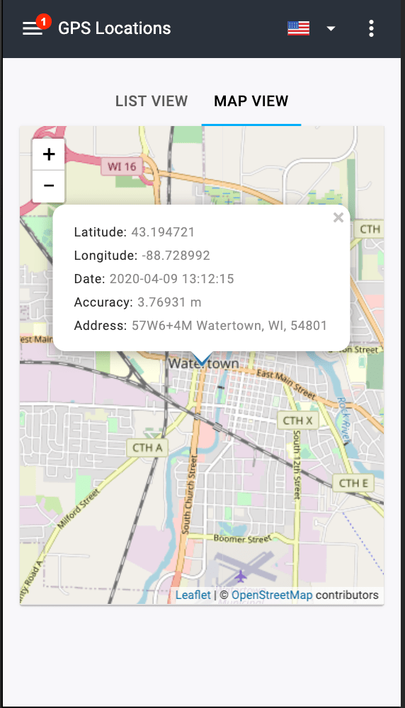 Rastrear ubicación actual de GPS del teléfono objetivo con localizador de moviles mSpy